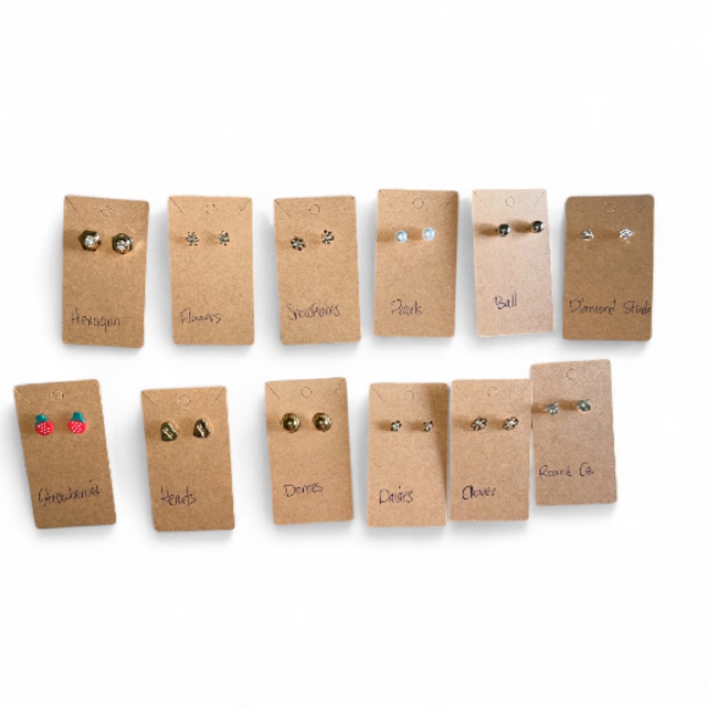 3/21 Fashion Stud Earrings Choose 1